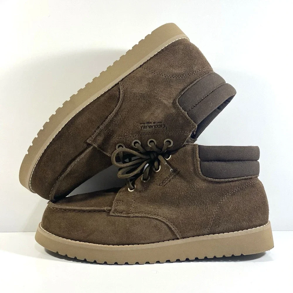 Koolaburra by UGG Mens Size 10 Braan Suede Boots Dark Earth Brown 1145451